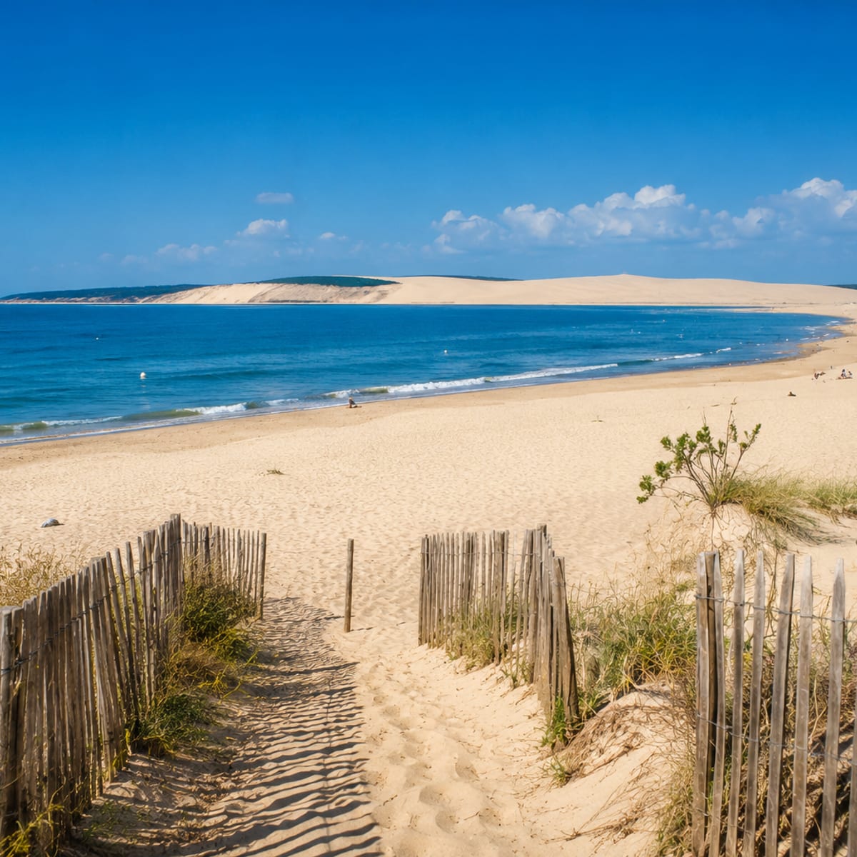 Plage près de Pyla-sur-Mer et du Bassin d’Arcachon