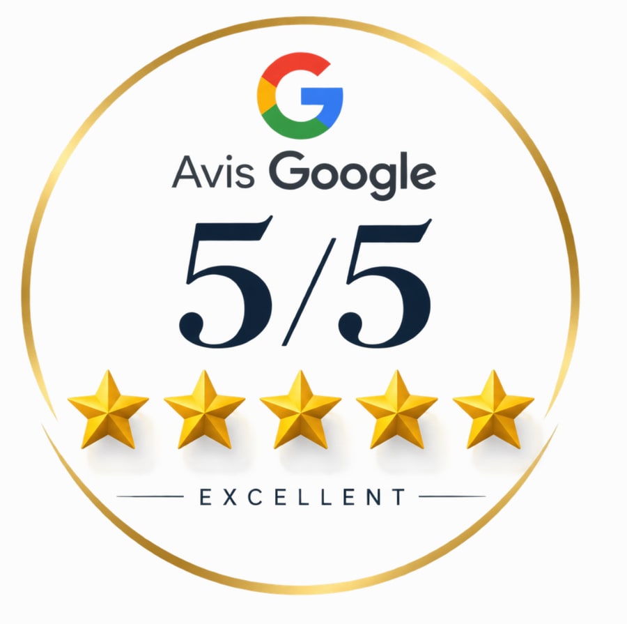 Note Google 5,0 sur 5 pour la Villa Sagar Etchea