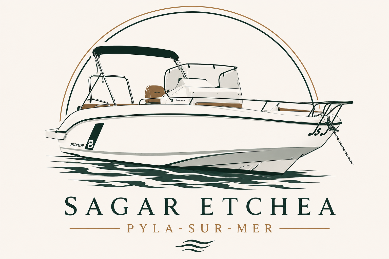 Logo Bénéteau Flyer 8 SPACEDECK — location bateau Sagaretchea