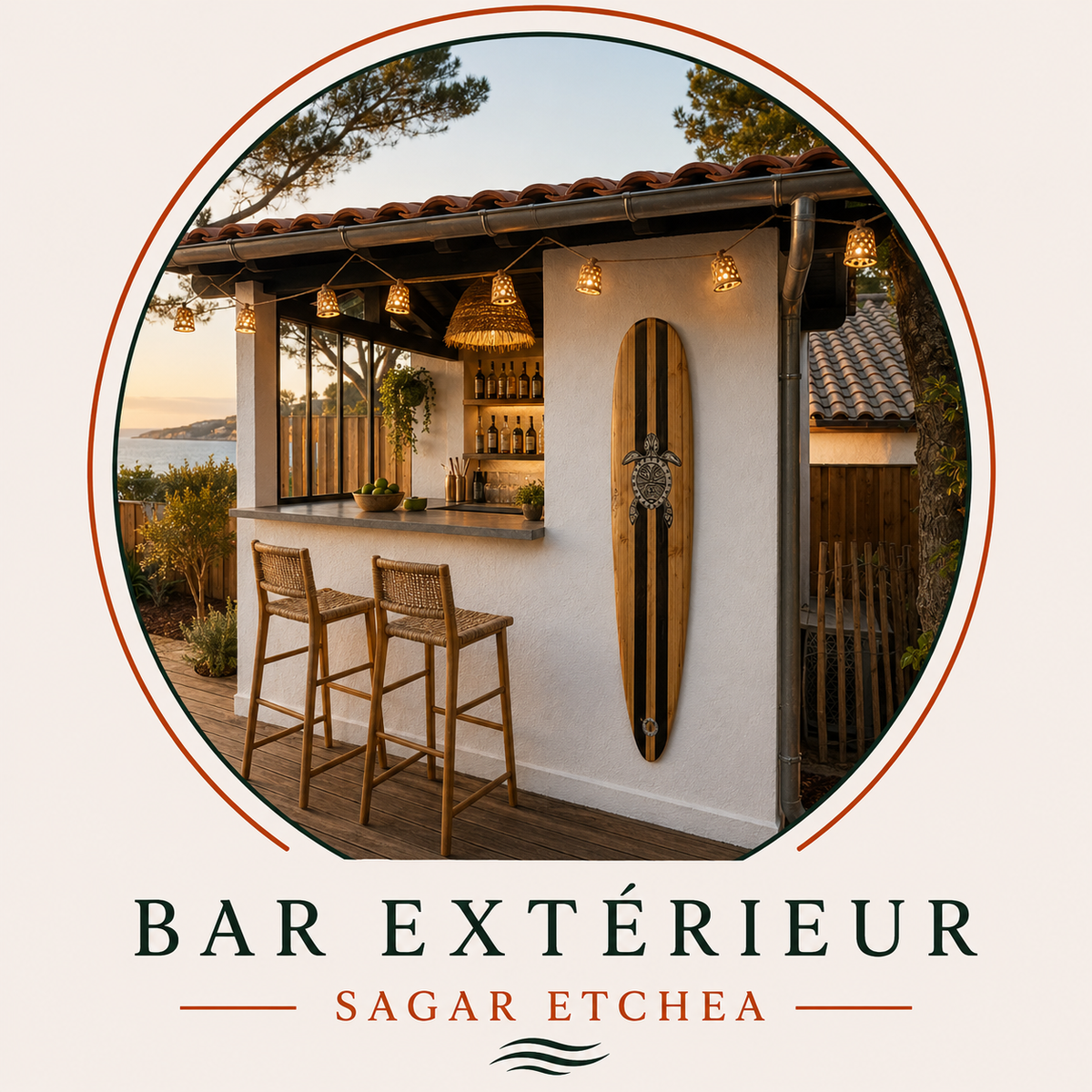 Bar Exterieur — équipement Villa Sagaretchea