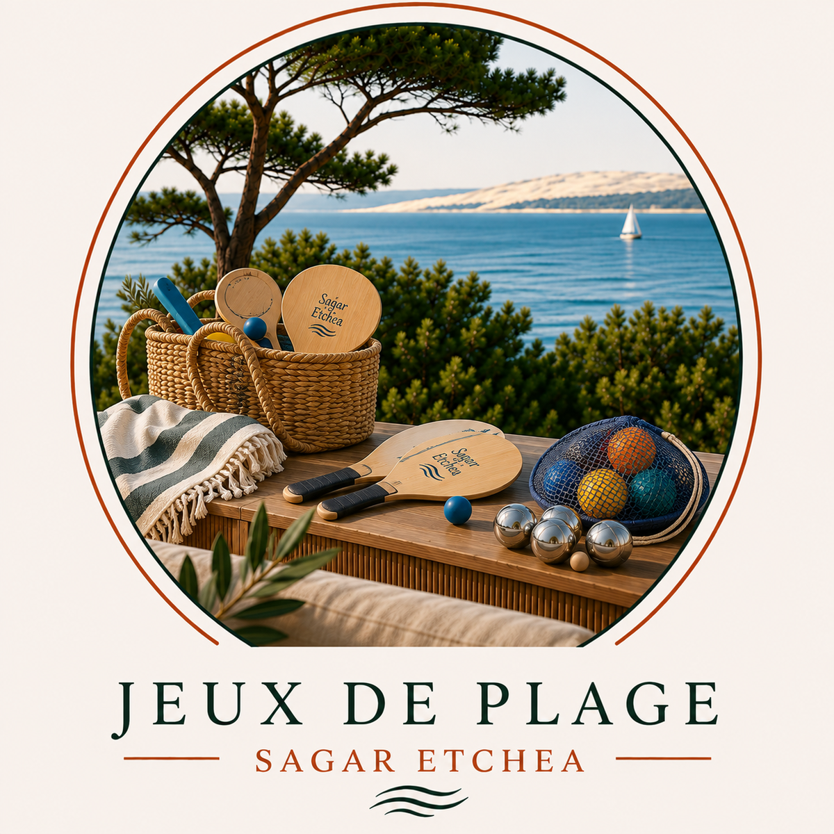 Jeux de plage — équipement Villa Sagaretchea